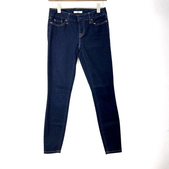 Tommy Hilfiger Blue Dark Wash Skinny MouLante Jeans Size 00 - Picture 1 of 5